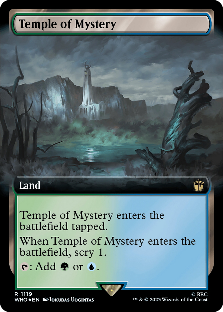 Temple of Mystery (Extended Art) (Surge Foil) [Doctor Who] | North Game Den