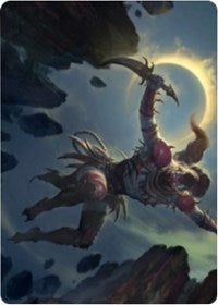 Nighthawk Scavenger Art Card [Zendikar Rising Art Series] | North Game Den