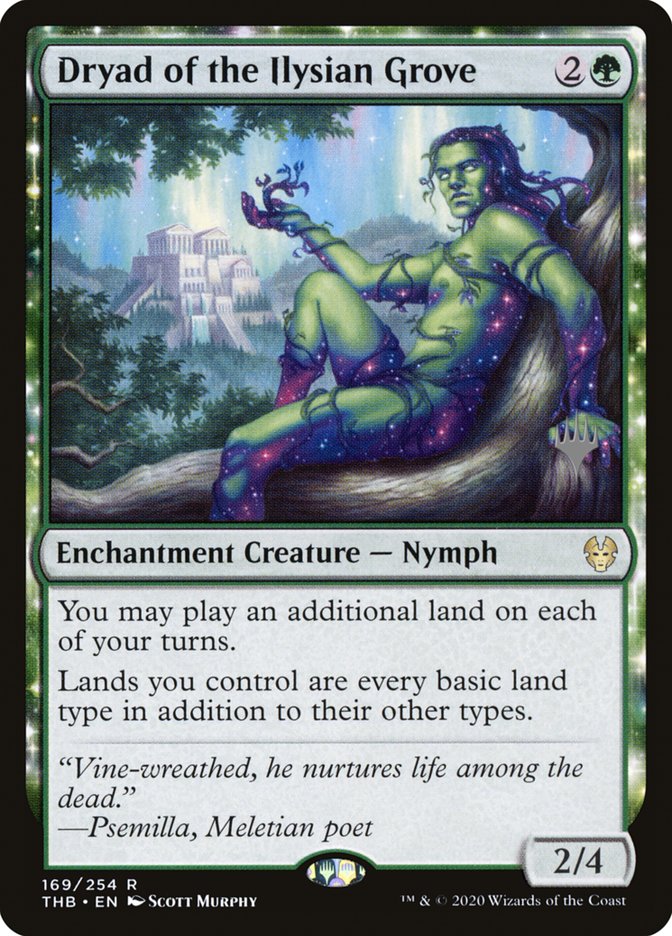 Dryad of the Ilysian Grove (Promo Pack) [Theros Beyond Death Promos] | North Game Den