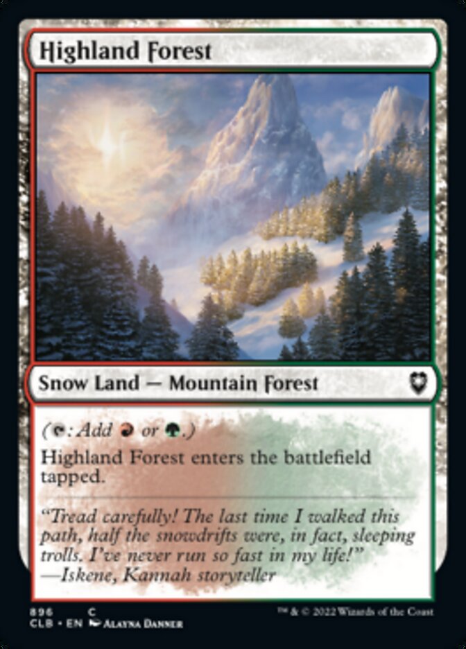 Highland Forest [Commander Legends: Battle for Baldur's Gate] | North Game Den