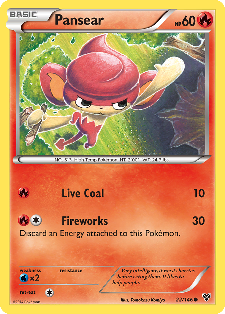 Pansear (22/146) [XY: Base Set] | North Game Den