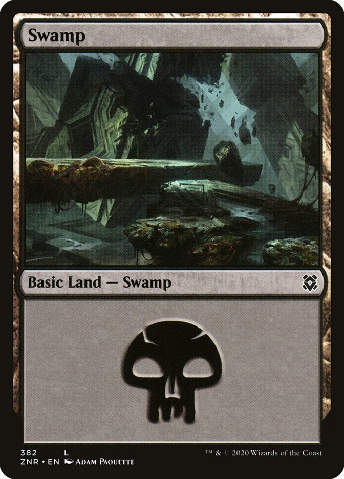 Swamp (382) [Zendikar Rising] | North Game Den