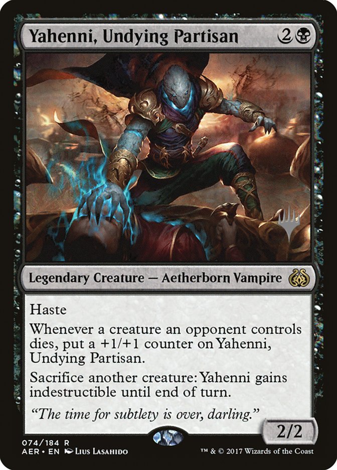 Yahenni, Undying Partisan (Promo Pack) [Aether Revolt Promos] | North Game Den