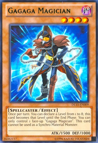 Gagaga Magician (Green) [DL15-EN009] Rare | North Game Den