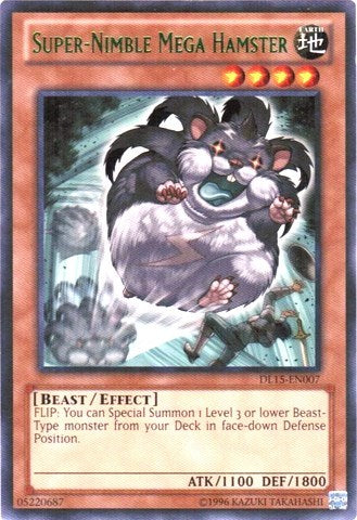 Super-Nimble Mega Hamster (Green) [DL15-EN007] Rare | North Game Den