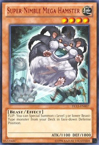 Super-Nimble Mega Hamster (Red) [DL15-EN007] Rare | North Game Den
