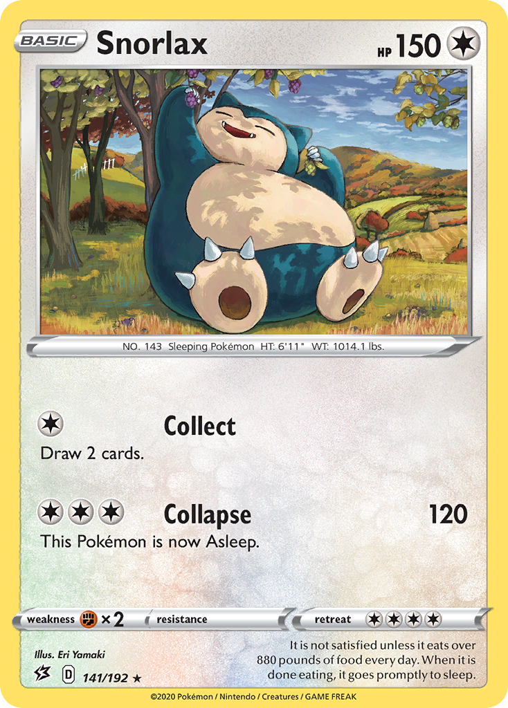 Snorlax (141/192) [Sword & Shield: Rebel Clash] | North Game Den