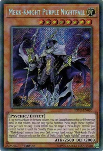 Mekk-Knight Purple Nightfall [EXFO-EN020] Secret Rare | North Game Den