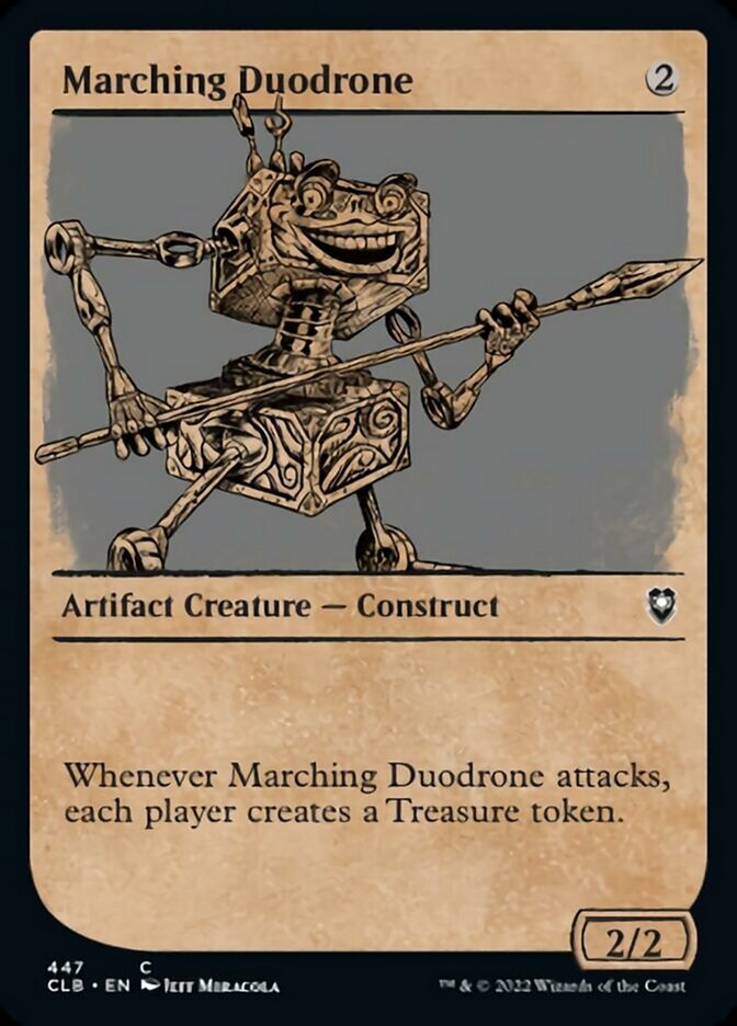 Marching Duodrone (Showcase) [Commander Legends: Battle for Baldur's Gate] | North Game Den