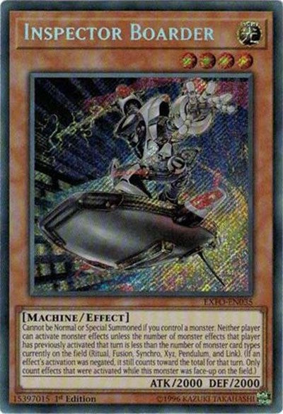 Inspector Boarder [EXFO-EN035] Secret Rare | North Game Den