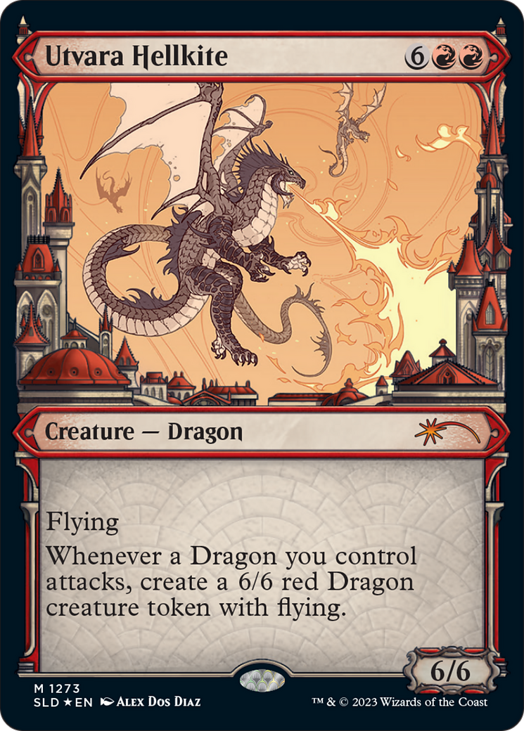 Utvara Hellkite (Halo Foil) [Secret Lair Drop Series] | North Game Den