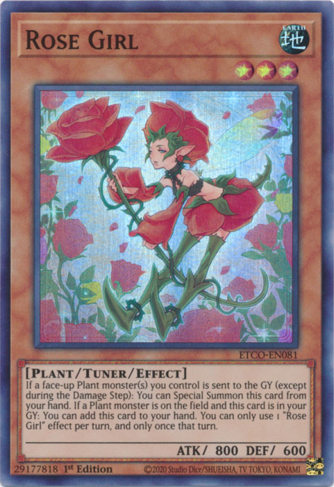 Rose Girl [ETCO-EN081] Super Rare | North Game Den