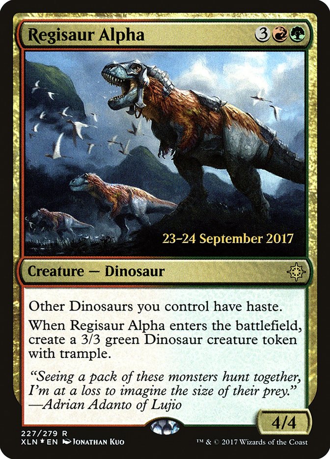Regisaur Alpha  [Ixalan Prerelease Promos] | North Game Den