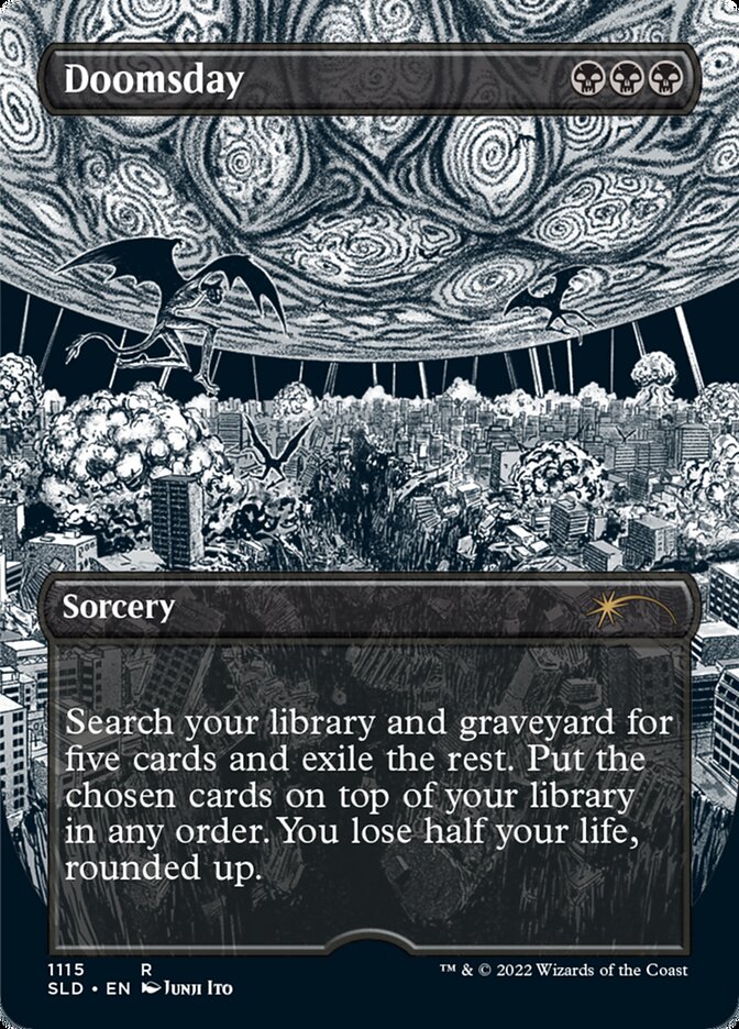 Doomsday (Borderless Etched Foil) [Secret Lair Drop Series] | North Game Den