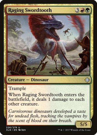 Raging Swordtooth [Ixalan] | North Game Den