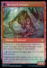 Ill-Tempered Loner // Howlpack Avenger [Innistrad: Crimson Vow Prerelease Promos] | North Game Den