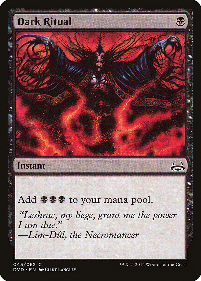 Dark Ritual (Divine vs. Demonic) [Duel Decks Anthology] | North Game Den