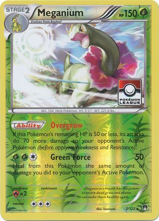 Meganium (3/122) (League Promo) [XY: BREAKpoint] | North Game Den