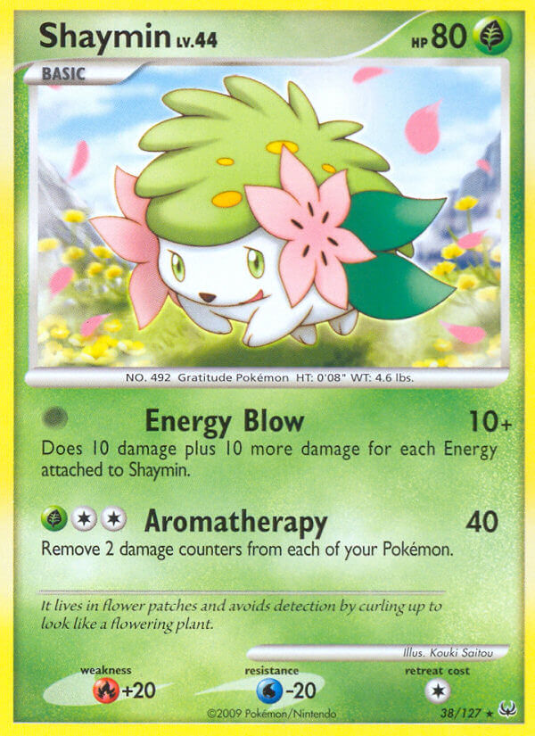 Shaymin (38/127) (Theme Deck Exclusive) [Platinum: Base Set] | North Game Den