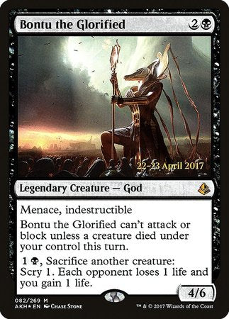 Bontu the Glorified [Amonkhet Promos] | North Game Den