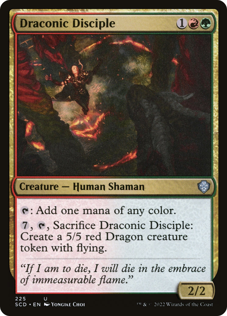 Draconic Disciple [Starter Commander Decks] | North Game Den