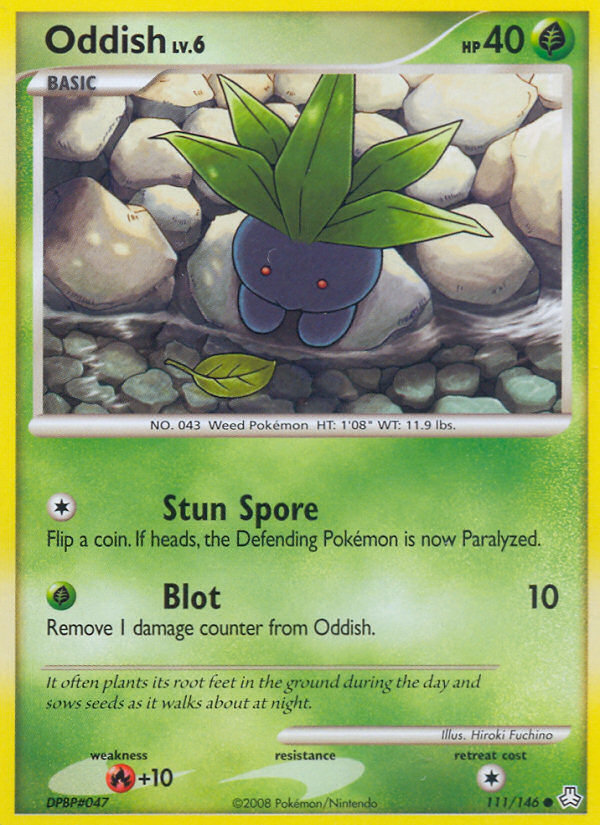 Oddish (111/146) [Diamond & Pearl: Legends Awakened] | North Game Den