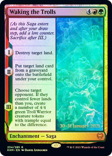 Waking the Trolls [Kaldheim Prerelease Promos] | North Game Den