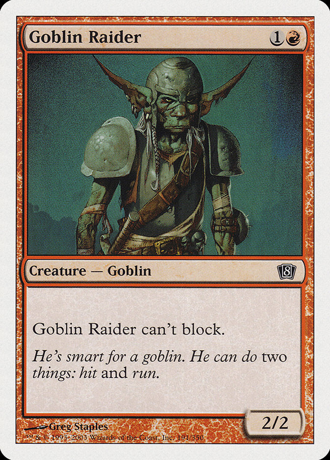 Goblin Raider [Eighth Edition] | North Game Den