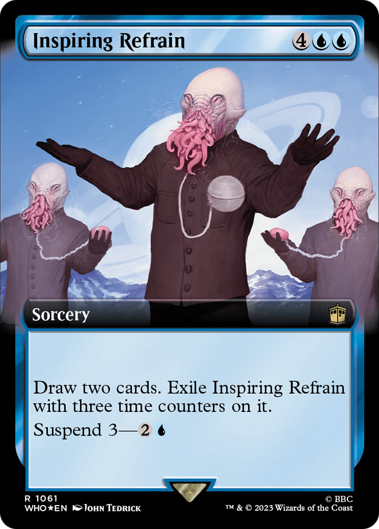 Inspiring Refrain (Extended Art) (Surge Foil) [Doctor Who] | North Game Den