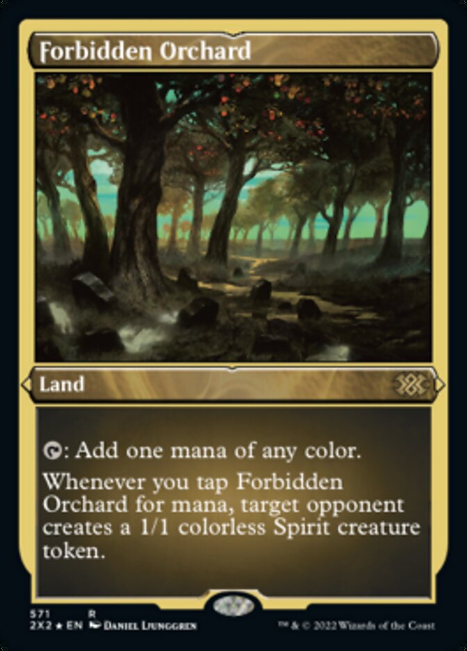 Forbidden Orchard (Foil Etched) [Double Masters 2022] | North Game Den