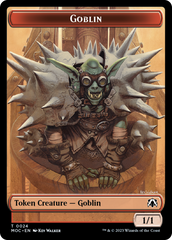 Goblin // Sliver Double-Sided Token [March of the Machine Commander Tokens] | North Game Den