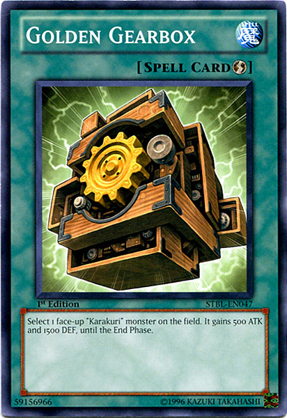 Golden Gearbox [STBL-EN047] Common | North Game Den