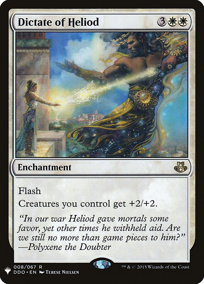 Dictate of Heliod [Mystery Booster] | North Game Den