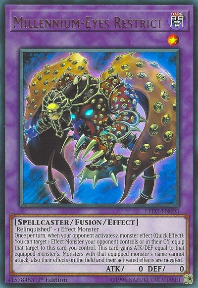 Millennium-Eyes Restrict [LED2-EN003] Ultra Rare | North Game Den