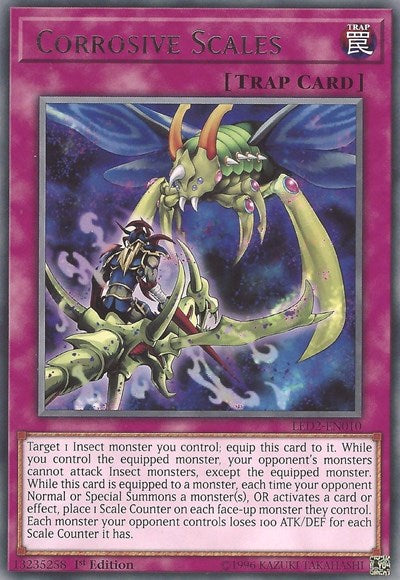 Corrosive Scales [LED2-EN010] Rare | North Game Den