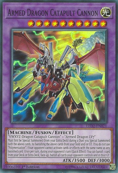 Armed Dragon Catapult Cannon [LED2-EN021] Super Rare | North Game Den