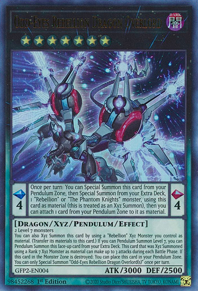 Odd-Eyes Rebellion Dragon Overlord [GFP2-EN004] Ultra Rare | North Game Den