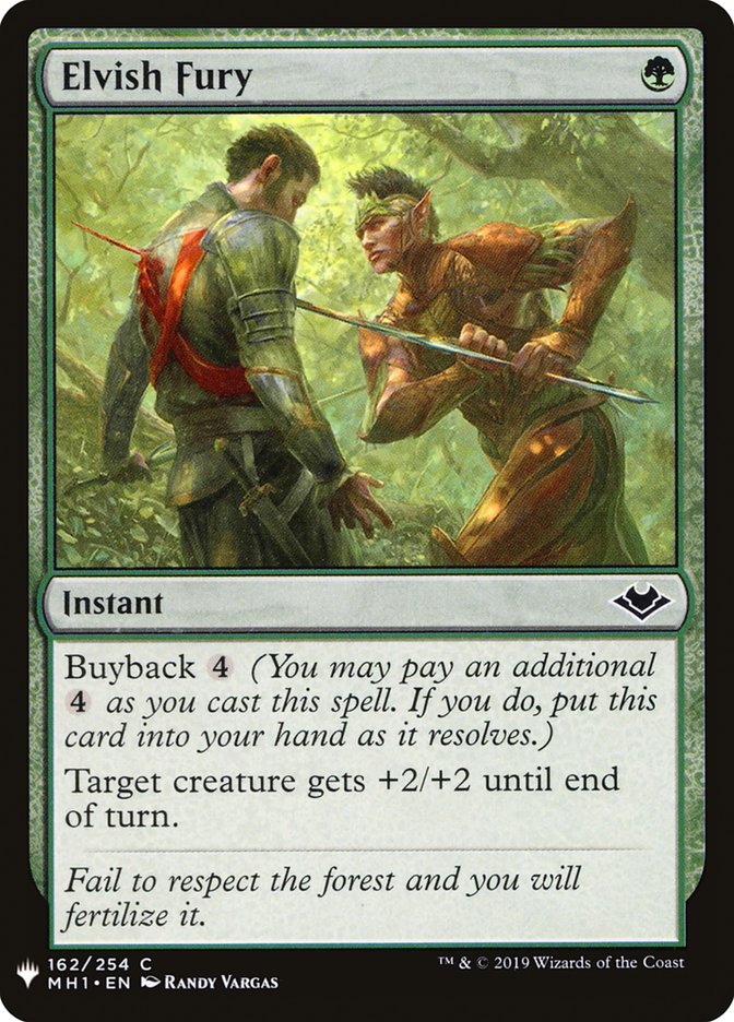 Elvish Fury [Mystery Booster] | North Game Den