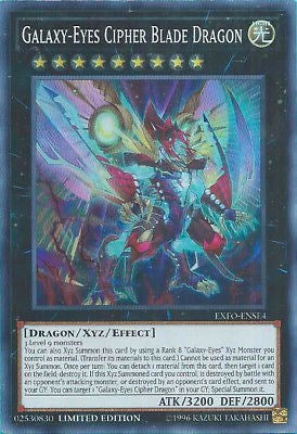 Galaxy-Eyes Cipher Blade Dragon [EXFO-ENSE4] Super Rare | North Game Den
