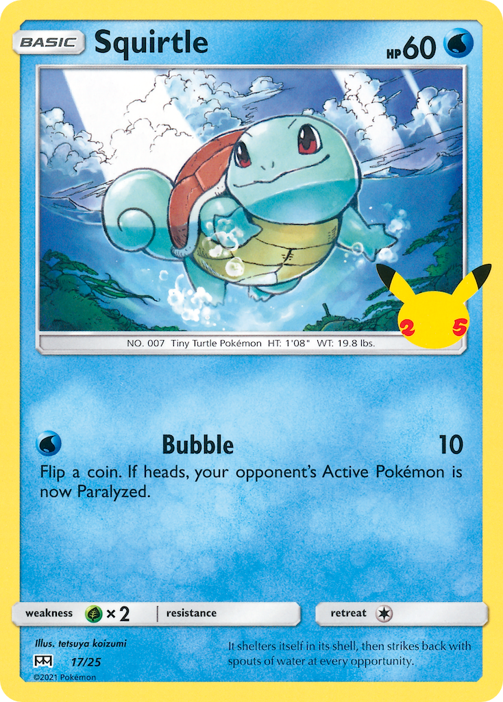 Squirtle (17/25) [McDonald's 25th Anniversary] | North Game Den