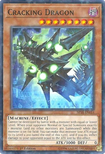 Cracking Dragon (Starfoil) [SP18-EN014] Starfoil Rare | North Game Den