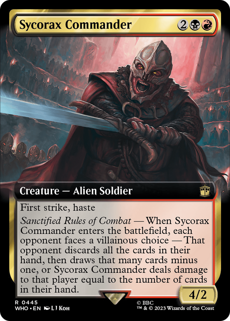 Sycorax Commander (Extended Art) [Doctor Who] | North Game Den