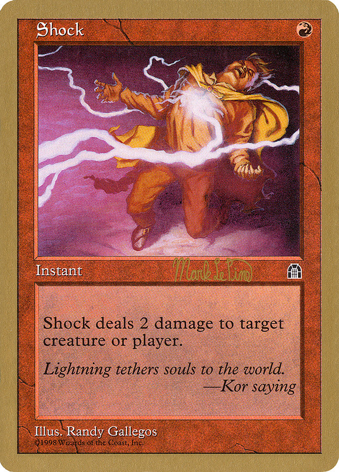 Shock (Mark Le Pine) [World Championship Decks 1999] | North Game Den