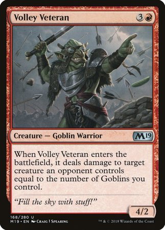 Volley Veteran [Core Set 2019] | North Game Den