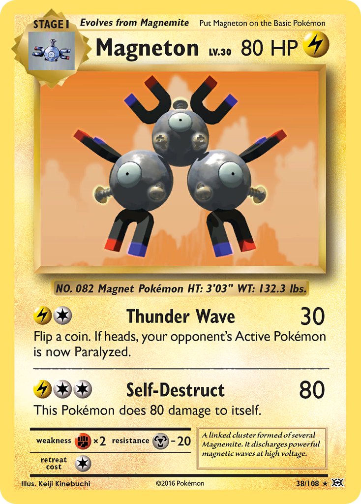 Magneton (38/108) (Theme Deck Exclusive) [XY: Evolutions] | North Game Den