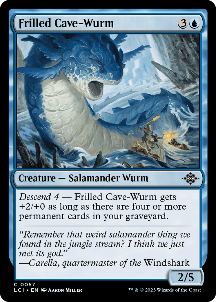 Frilled Cave-Wurm [The Lost Caverns of Ixalan] | North Game Den