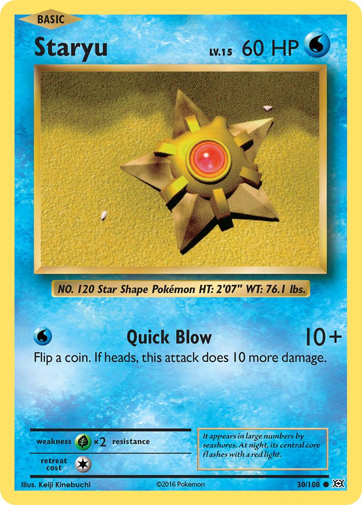 Staryu (30/108) [XY: Evolutions] | North Game Den