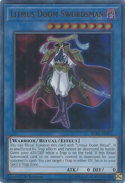 Litmus Doom Swordsman [BLRR-EN013] Ultra Rare | North Game Den