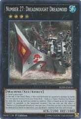Number 27: Dreadnought Dreadnoid [BLRR-EN030] Secret Rare | North Game Den