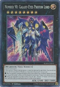 Number 90: Galaxy-Eyes Photon Lord [BLRR-EN033] Secret Rare | North Game Den